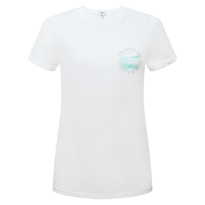Country Womens T-Shirt - Optic White