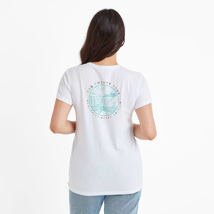 Country Womens T-Shirt - Optic White