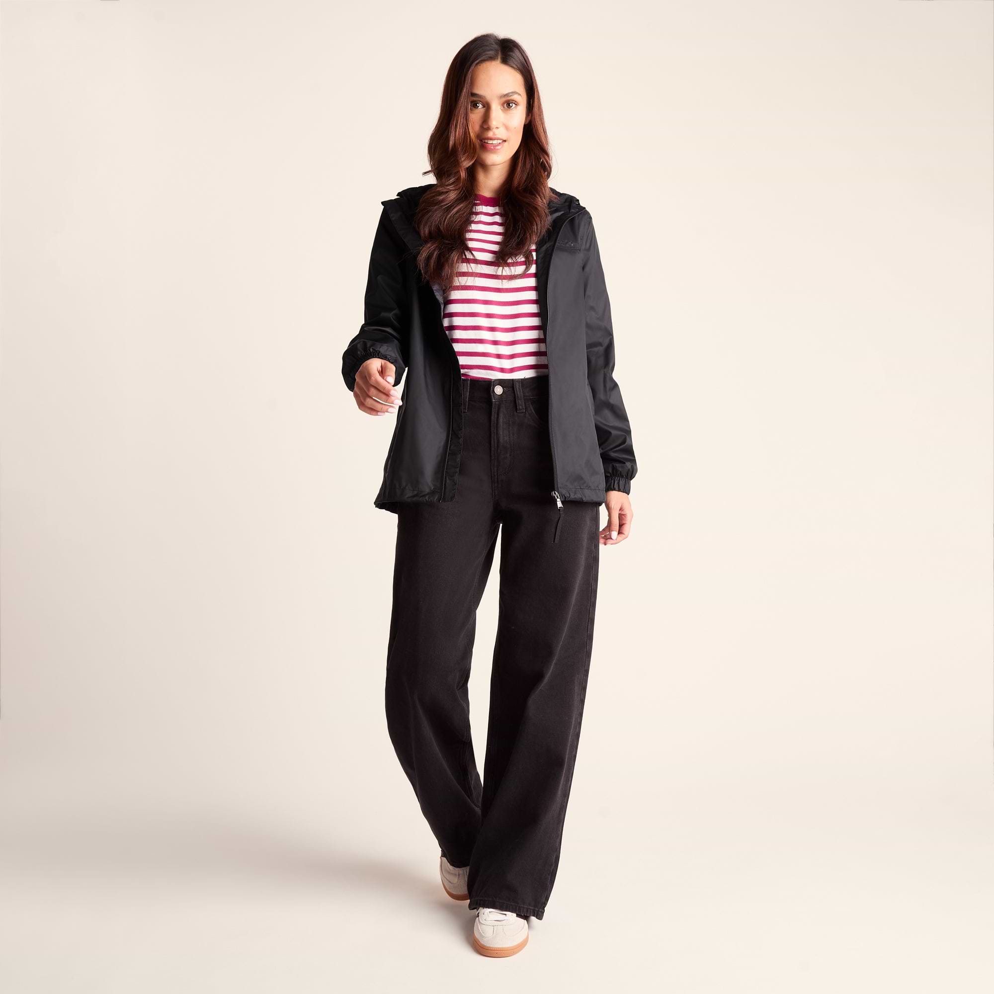 Craven Womens Waterproof Packaway Jacket - Black – TOG24