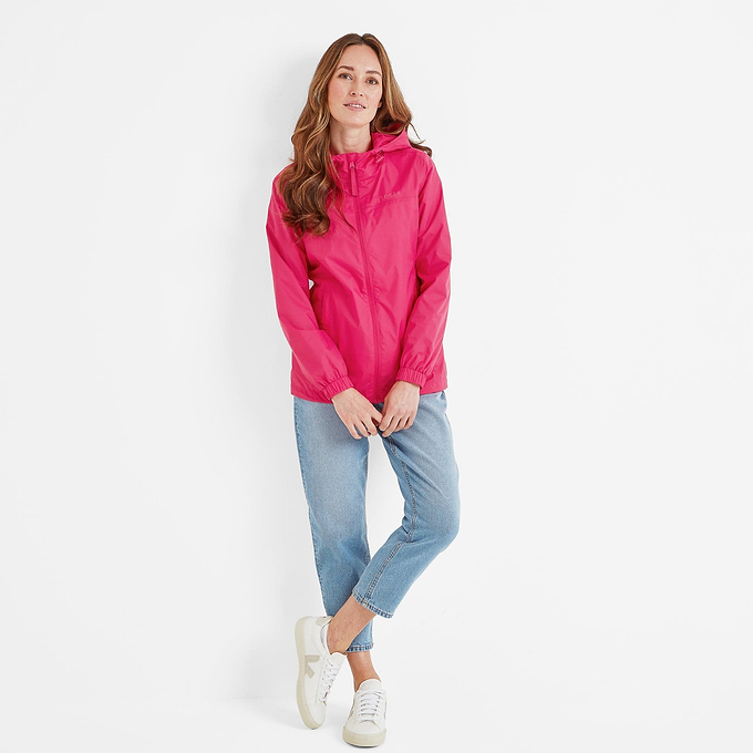 Craven Womens Waterproof Packaway Jacket - Magenta Pink