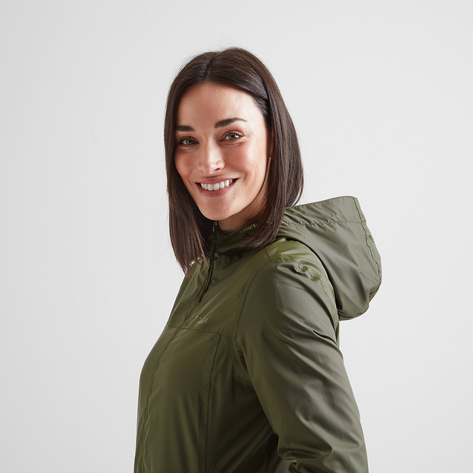 Craven Womens Waterproof Packaway Jacket - Khaki