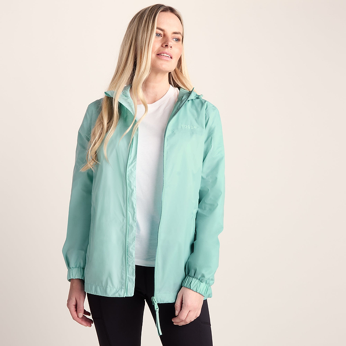 Craven Womens Waterproof Packaway Jacket - Eggshell Blue