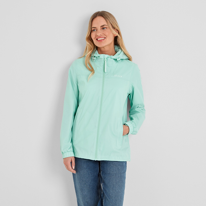 Craven Womens Waterproof Packaway Jacket - Eggshell Blue