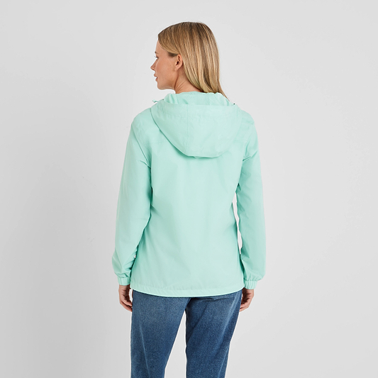 Craven Womens Waterproof Packaway Jacket - Eggshell Blue