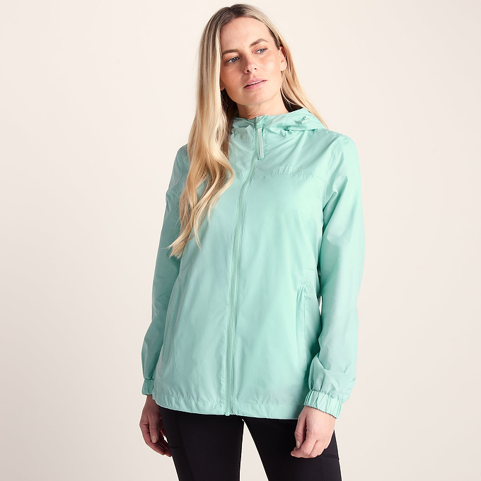Craven Womens Waterproof Packaway Jacket - Eggshell Blue