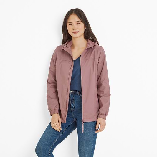 Craven Womens Waterproof Packaway Jacket - Mauve