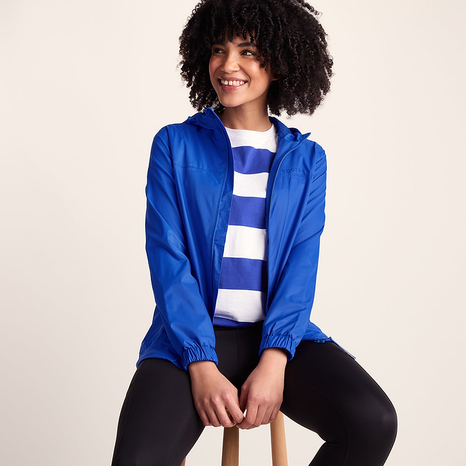 Craven Womens Waterproof Packaway Jacket - Ultra-Marine Blue