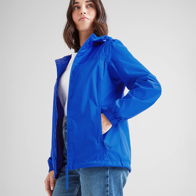 Craven Womens Waterproof Packaway Jacket - Ultra-Marine Blue