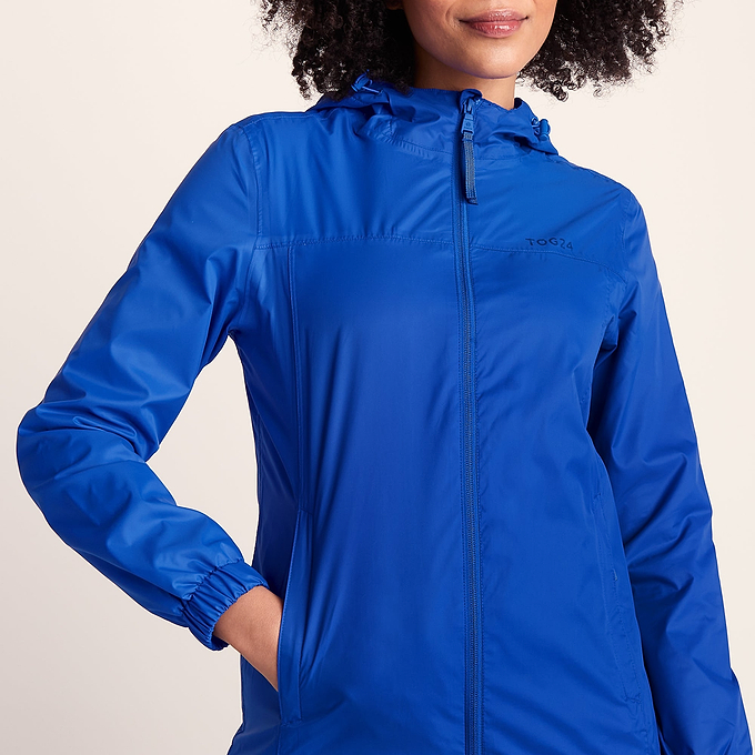 Craven Womens Waterproof Packaway Jacket - Ultra-Marine Blue