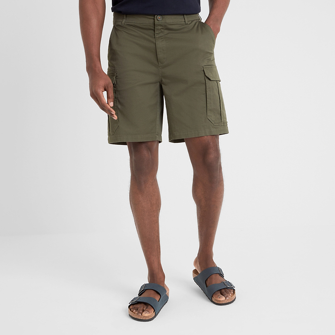 Credo Mens Cargo Shorts - Forage Green