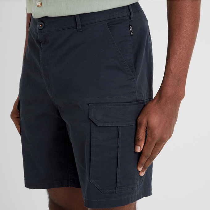 Credo Mens Cargo Shorts - Dark Indigo