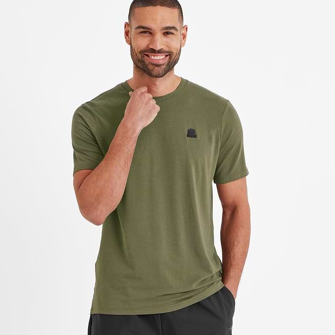 Dallow Mens Sports T-Shirt - Khaki