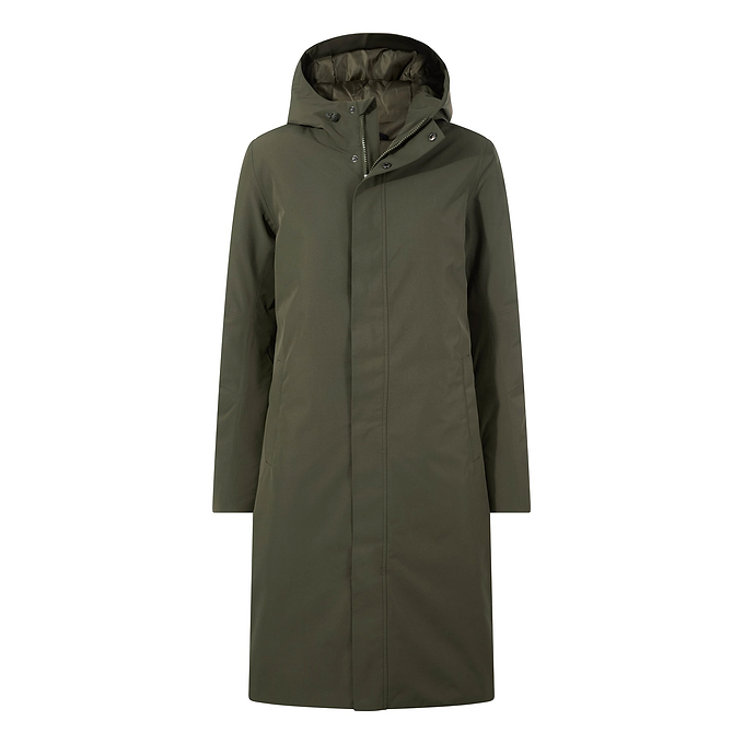 Dalton Womens Longline Waterproof Insulated Coat - Khaki