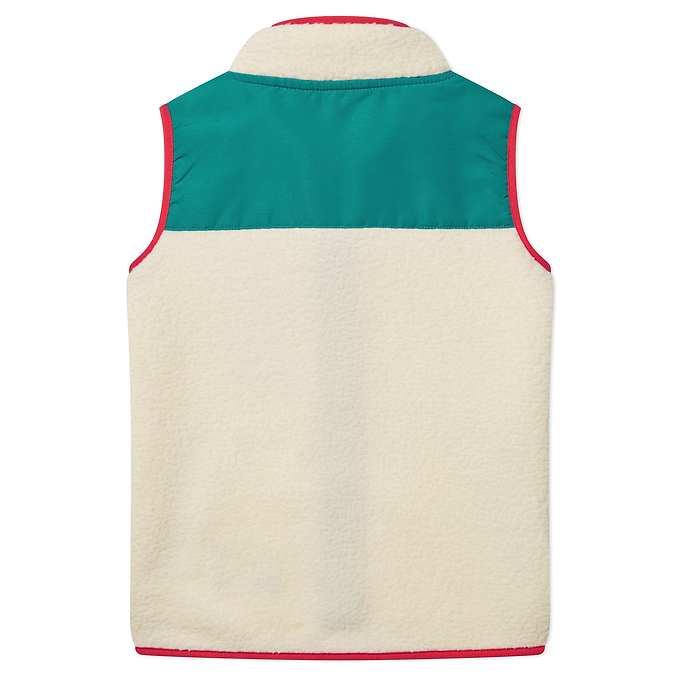 Damara Kids Shaun the Sheep Sherpa Gilet - Woolly/Ocean Blue