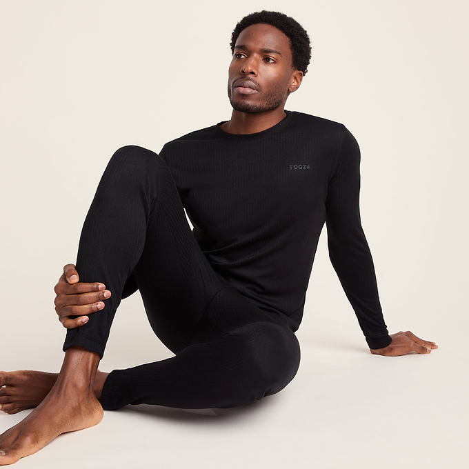Darley Mens Thermal Base Layer Set - Black