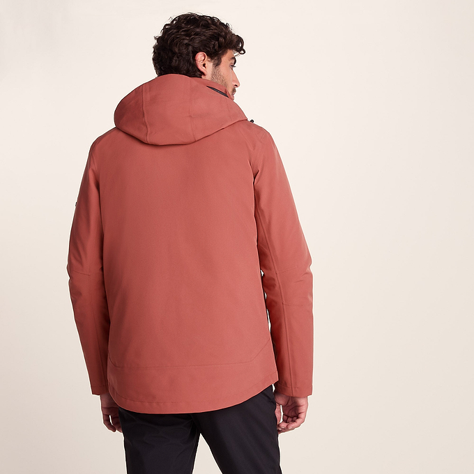 Denton Mens Waterproof 3-in-1 Jacket - Clay