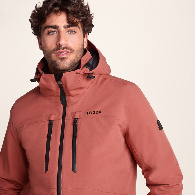 Denton Mens Waterproof 3-in-1 Jacket - Clay