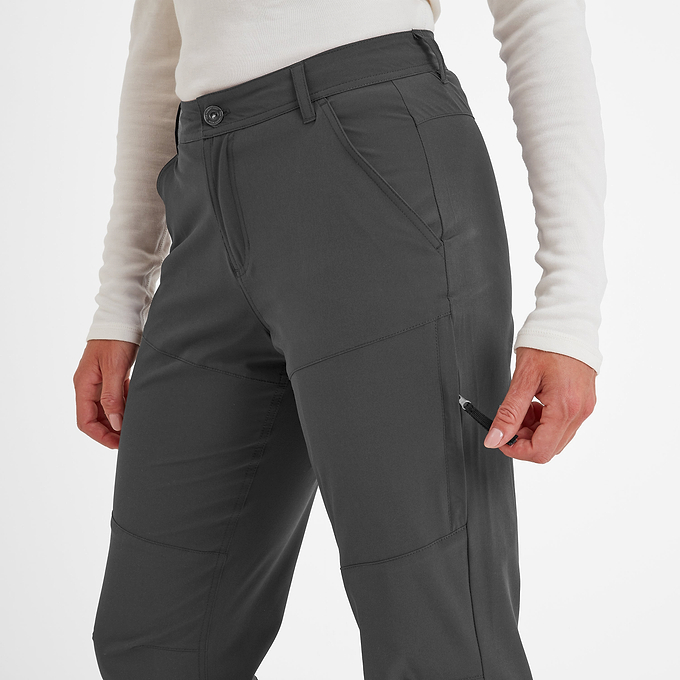 Denver Womens Walking Trousers Short - Storm