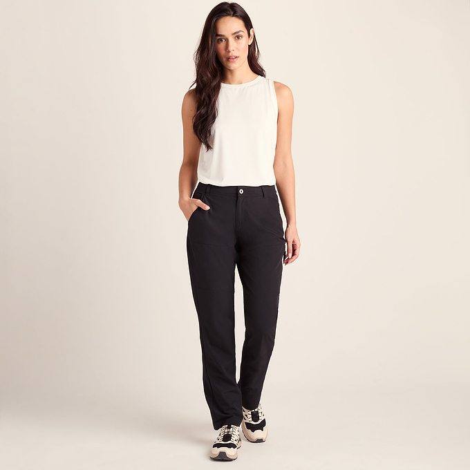 Denver Womens Walking Trousers Short - Black