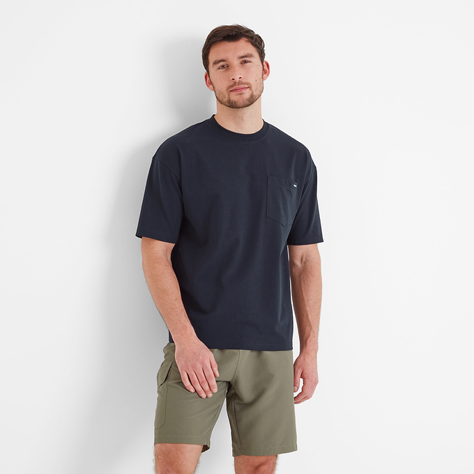 Denva Mens T-Shirt - Dark Indigo