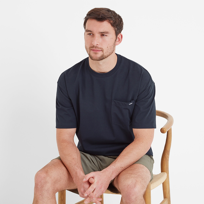Denva Mens T-Shirt - Dark Indigo