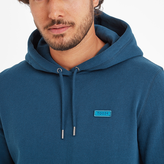 Denzel Mens Hoody - Inky Blue