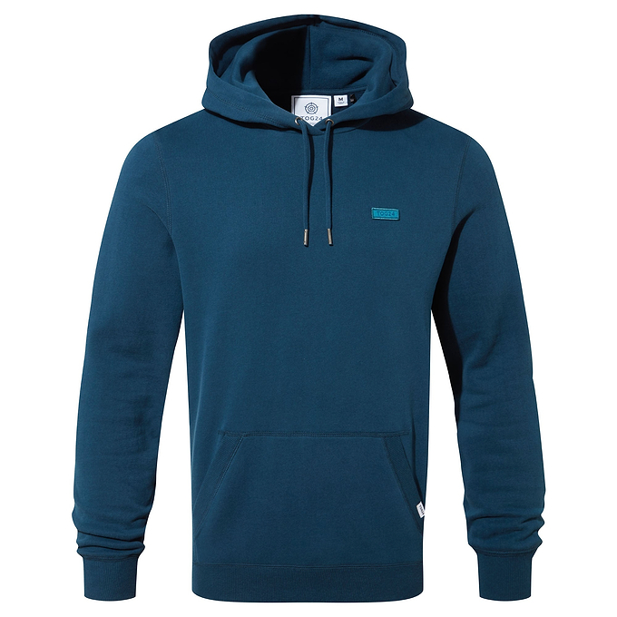 Denzel Mens Hoody - Inky Blue