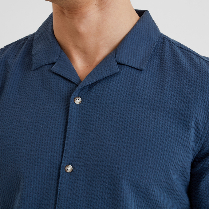Derek Mens Shirt - Night Sea
