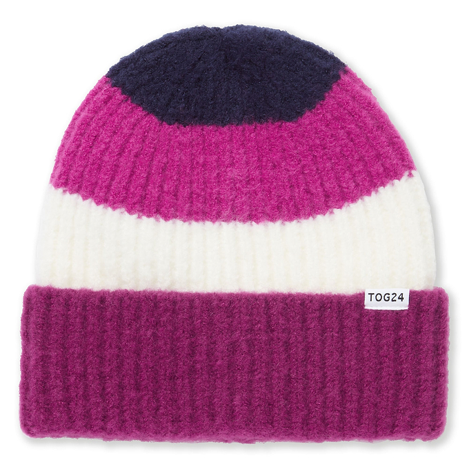 Desmon Knit Hat - Purple Berry