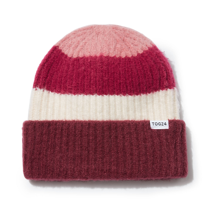 Desmon Knit Hat - Washed Burgundy