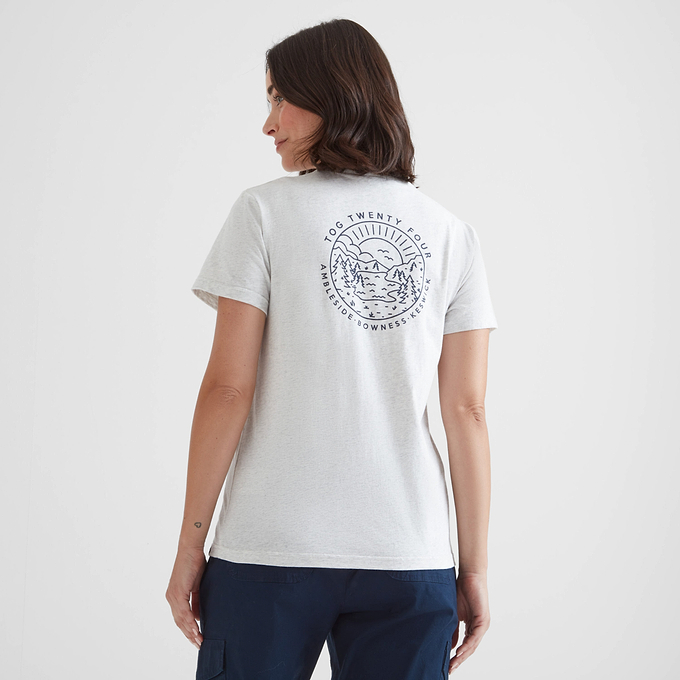 District Womens T-Shirt - Ice Grey Marl