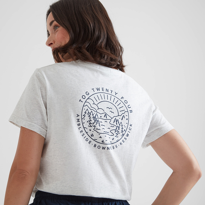 District Womens T-Shirt - Ice Grey Marl