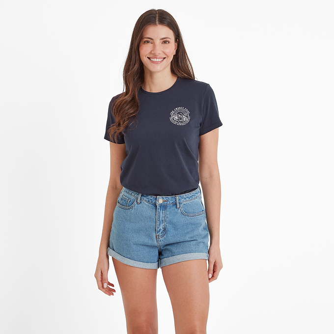 District Womens T-Shirt - Dark Indigo