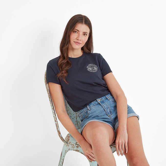 District Womens T-Shirt - Dark Indigo