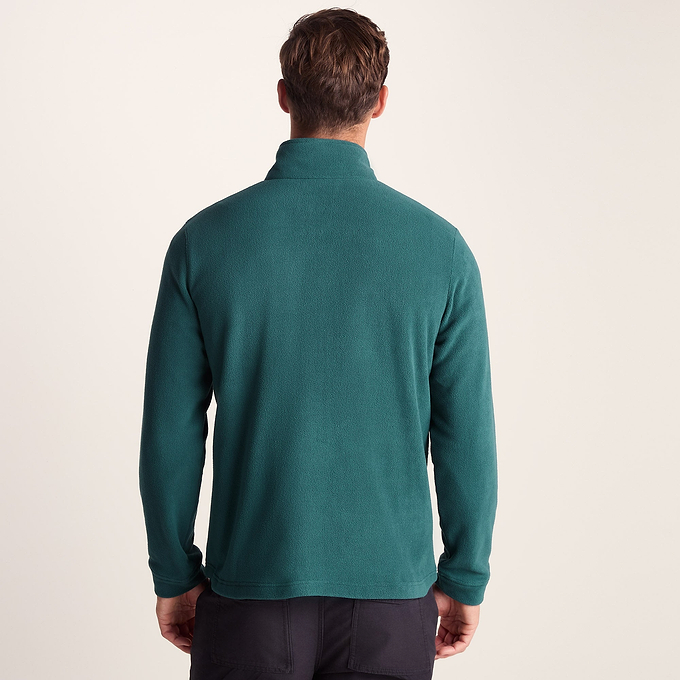 Dowson Mens Fleece Zip Neck - Hydro Blue/Dark Turquoise