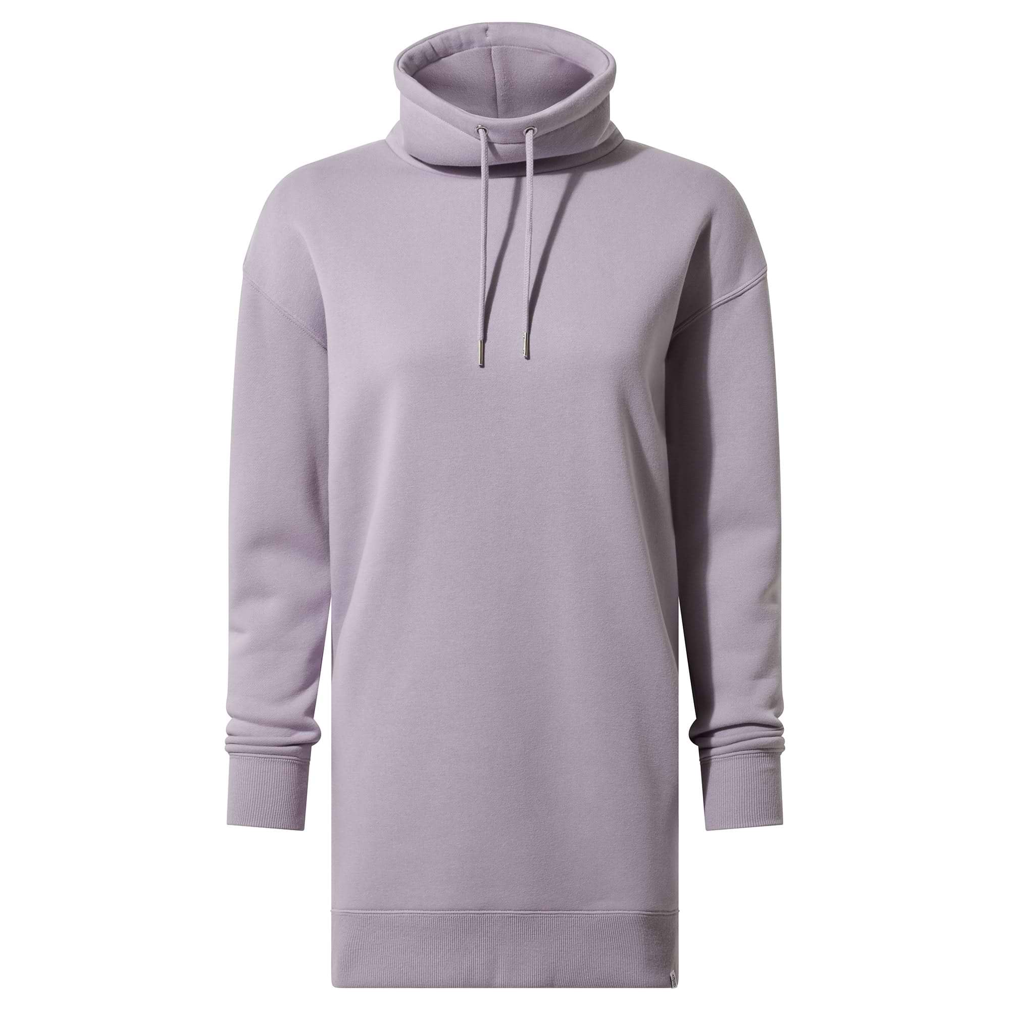 grey funnel neck hoodie