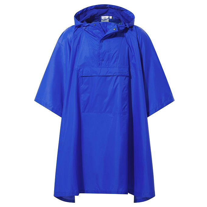 Drench Unisex Poncho - Ultra-Marine Blue
