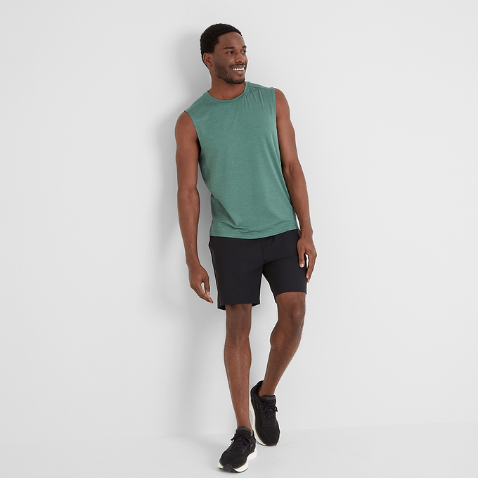 Drutt Mens Tech Vest - Seafoam Green Marl