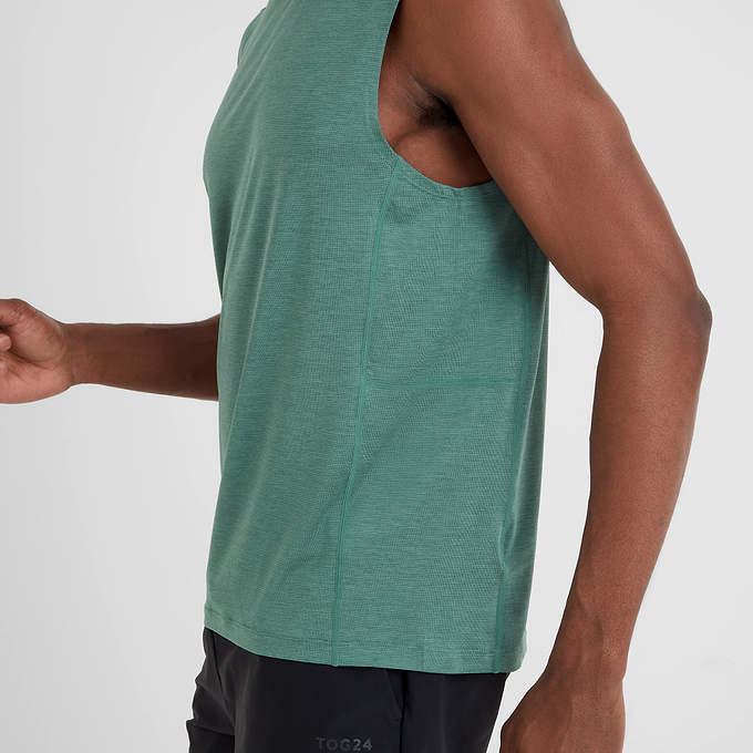 Drutt Mens Tech Vest - Seafoam Green Marl