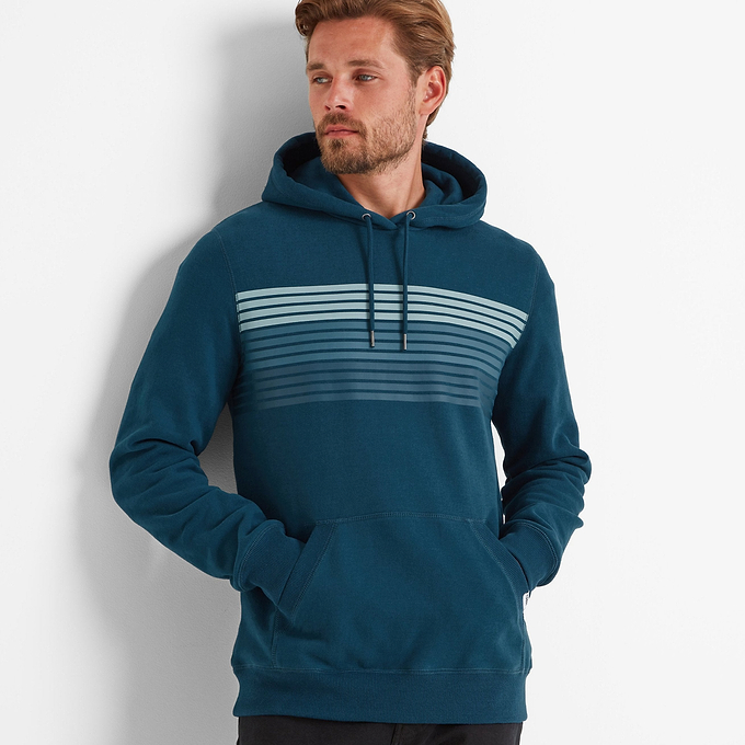 Duxford Mens Overhead Hoody - Marine Blue