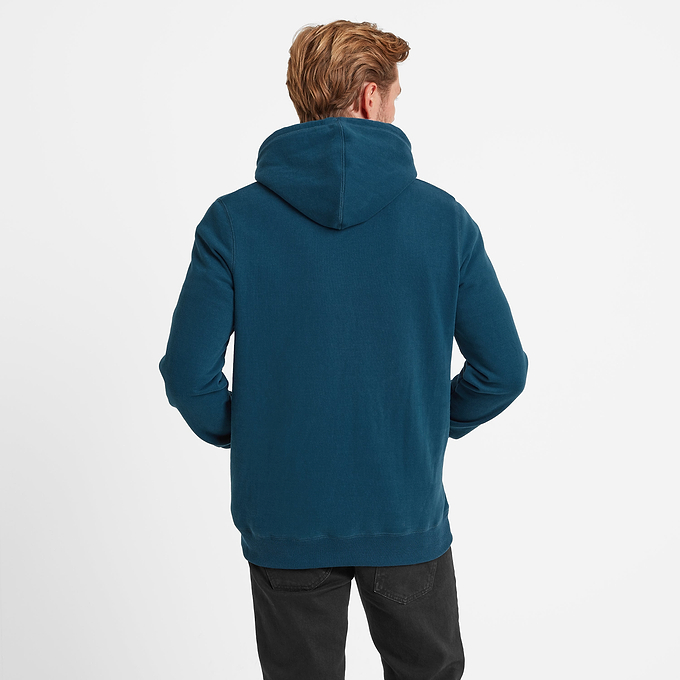 Duxford Mens Overhead Hoody - Marine Blue