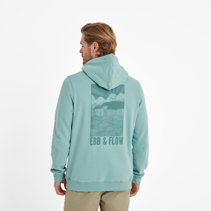 Ebb Mens Hoody - Light Sky