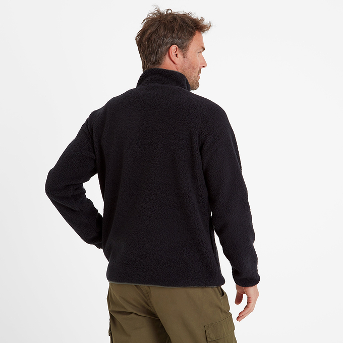 Eldon Mens Sherpa Fleece - Black