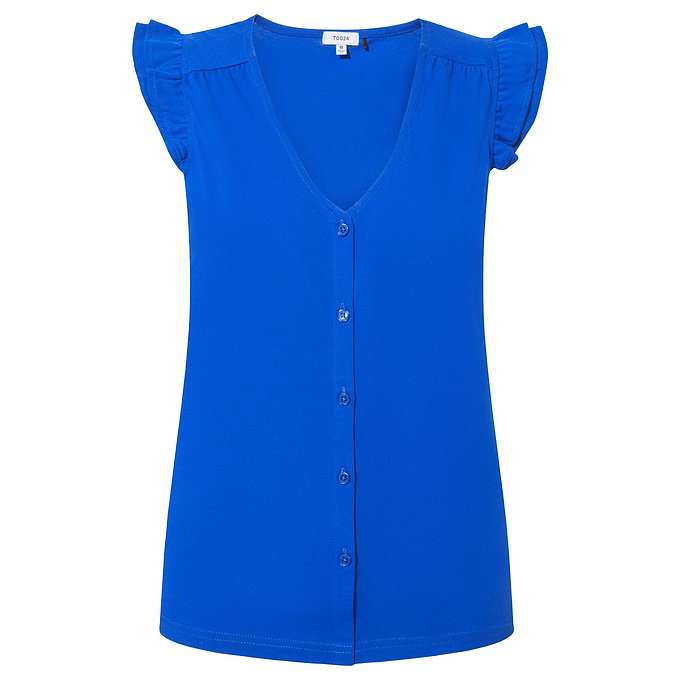 Eleanor Womens T-Shirt - Mykonos Blue