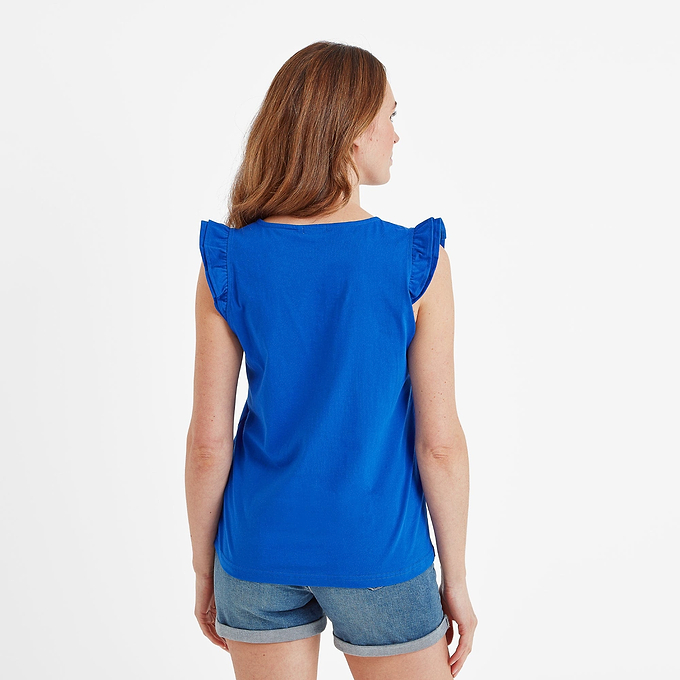 Eleanor Womens T-Shirt - Mykonos Blue