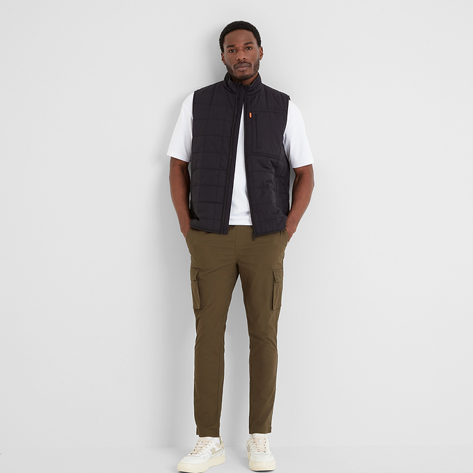 Elliot Mens Padded Gilet - Black