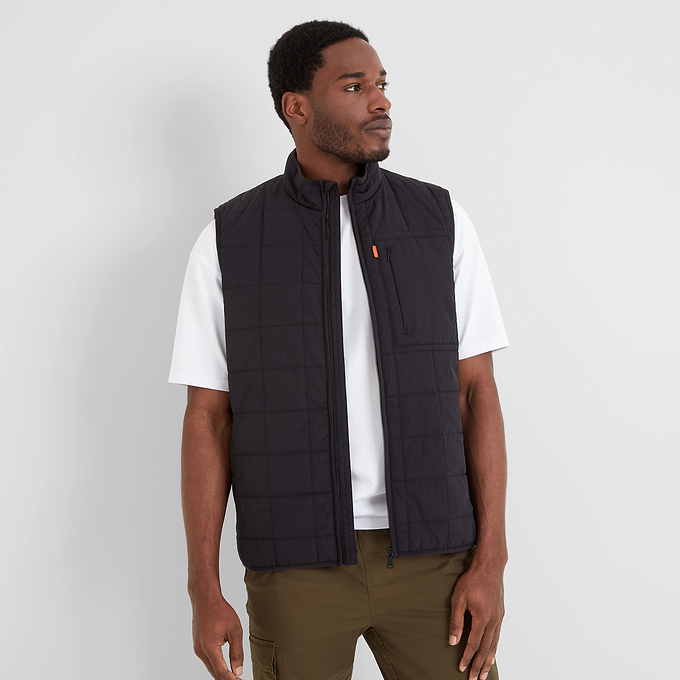 Elliot Mens Padded Gilet - Black