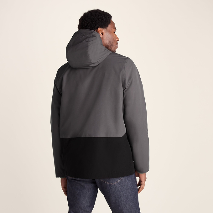 Ellon Mens Waterproof Jacket - Black/Deep Slate