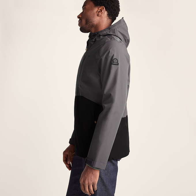 Ellon Mens Waterproof Jacket - Black/Deep Slate
