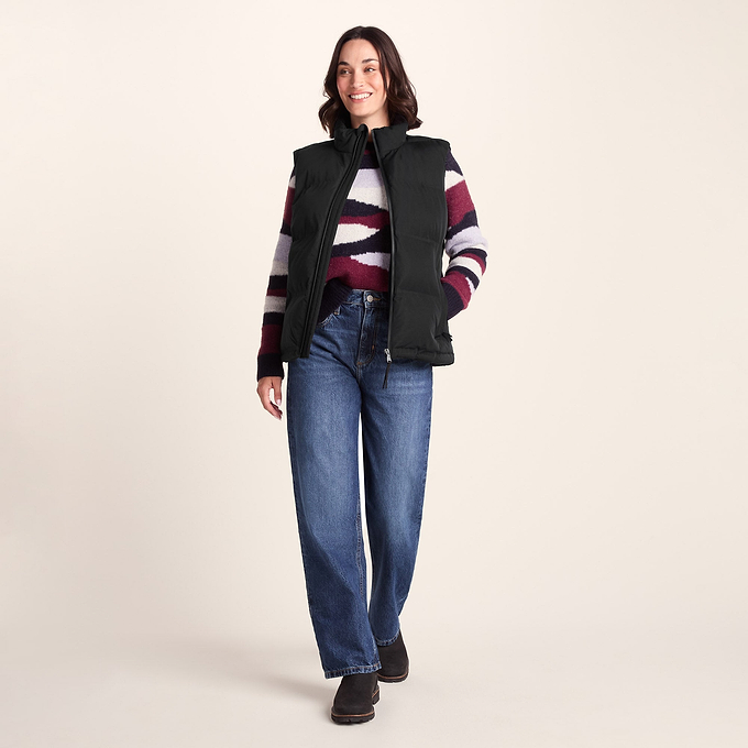 Elyna Womens Gilet - Black